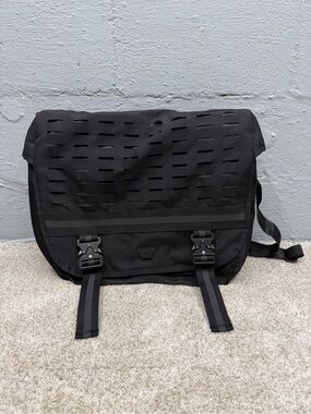 Cortech Waterproof Black Messenger Riding Bag Backpack
